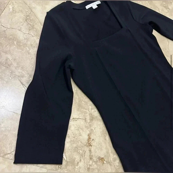 Boston Proper Women’s Split Hem Square Neck Tunic Medium - Picture 6 of 13